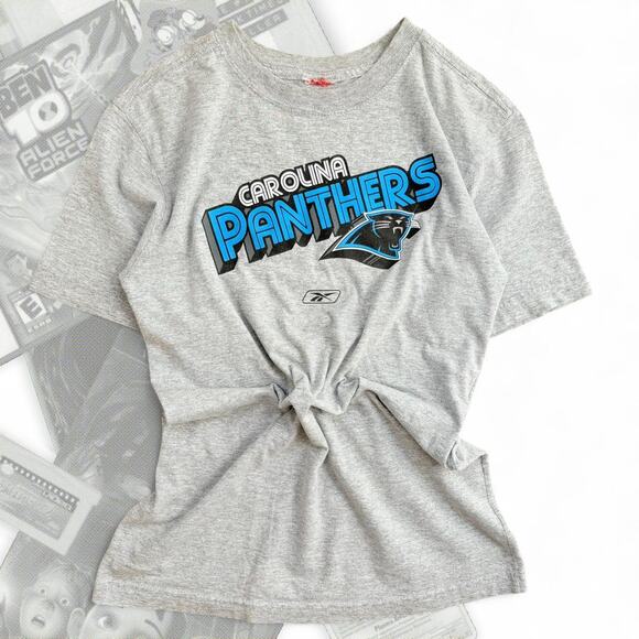 Y2K Reebok NFL Carolina Panthers Graphic Tee - Picture 1 of 5